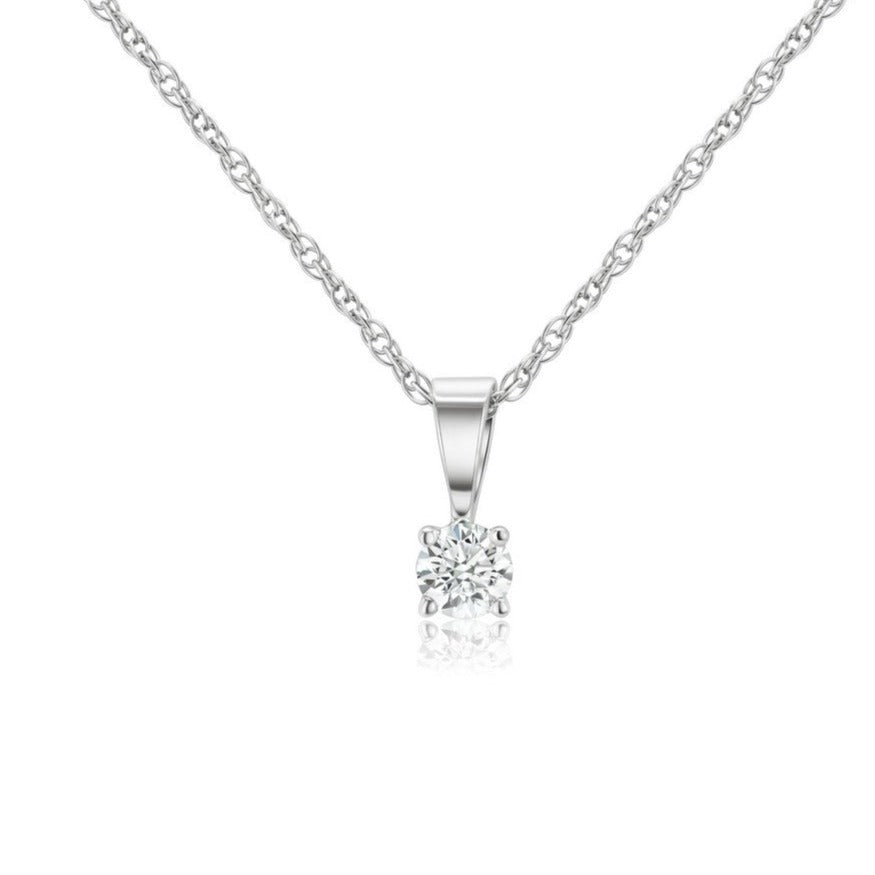 1.5CT SOLITAIRE PENDANT NECKLACE