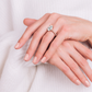 Amaya oval engagement ring lifestyle view in rose gold