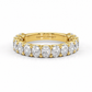 Ashley wedding band in yellow gold - main view