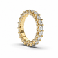 Priscilla wedding band in yellow gold - main view