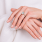 Sharon engagement ring lifestyle view in rose gold