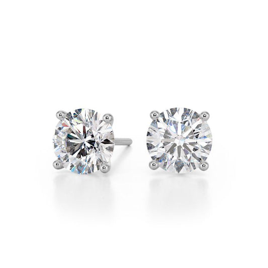 4.00ct.tw Lab Grown Stud Earrings